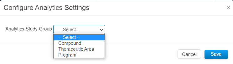 Configure Analytics Settings