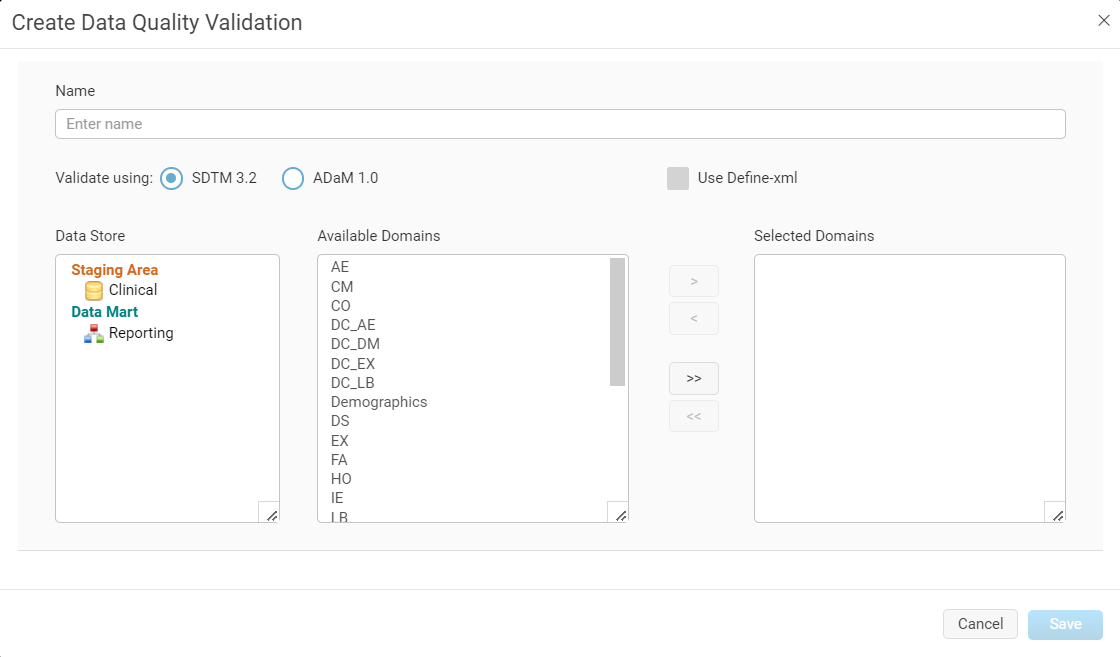 Create Data Quality Validation