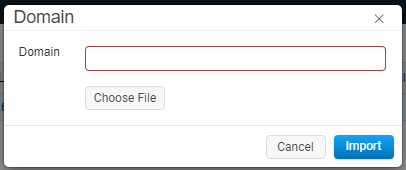 Mapper - Domain Import