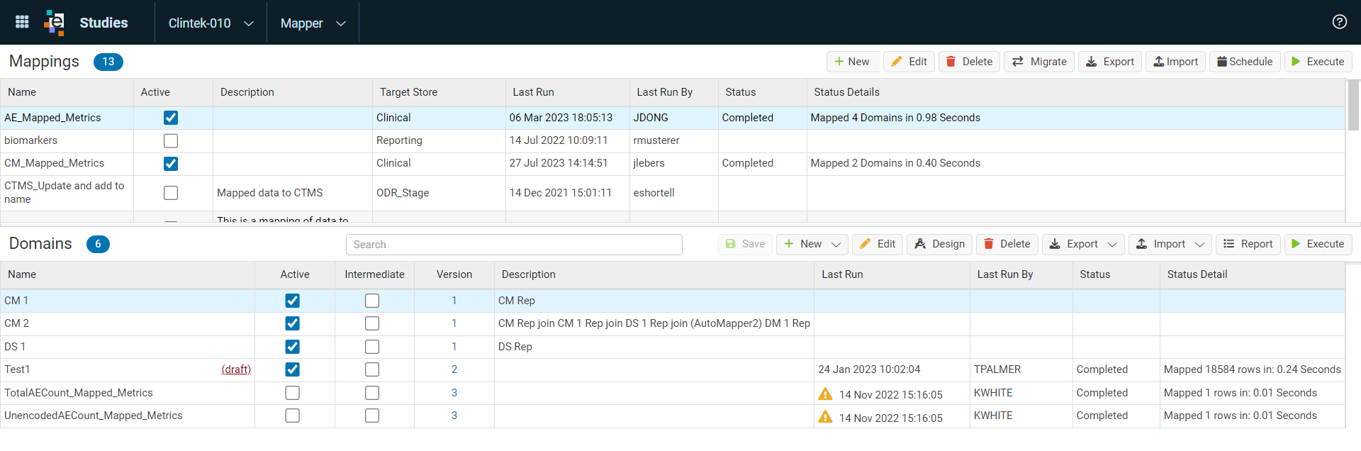 Manage Mappings
