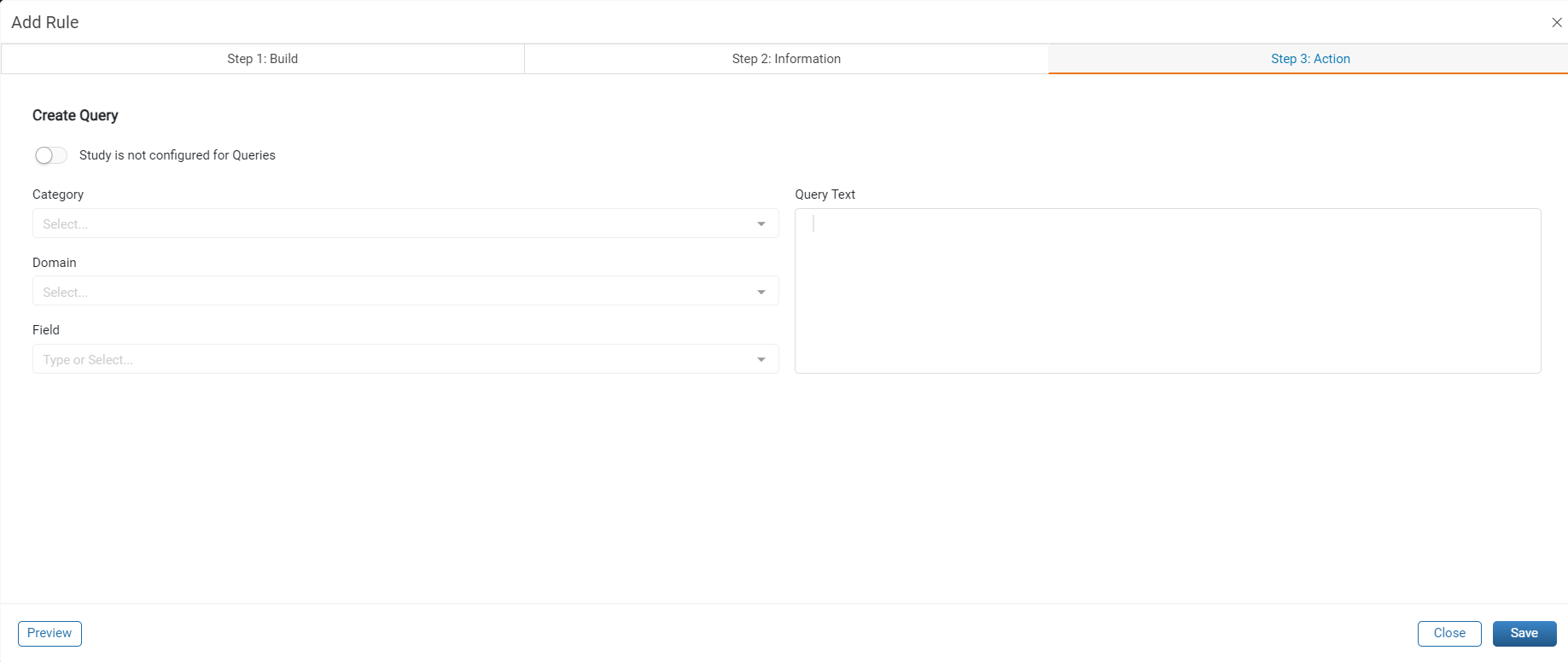 Step 3: Action