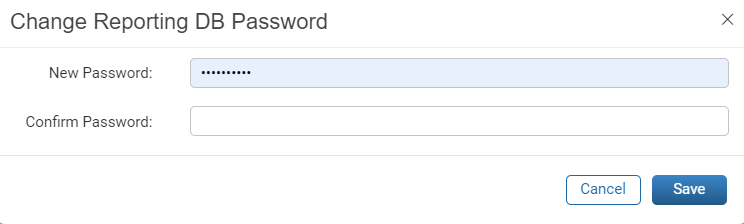 Reporting DB Change Password