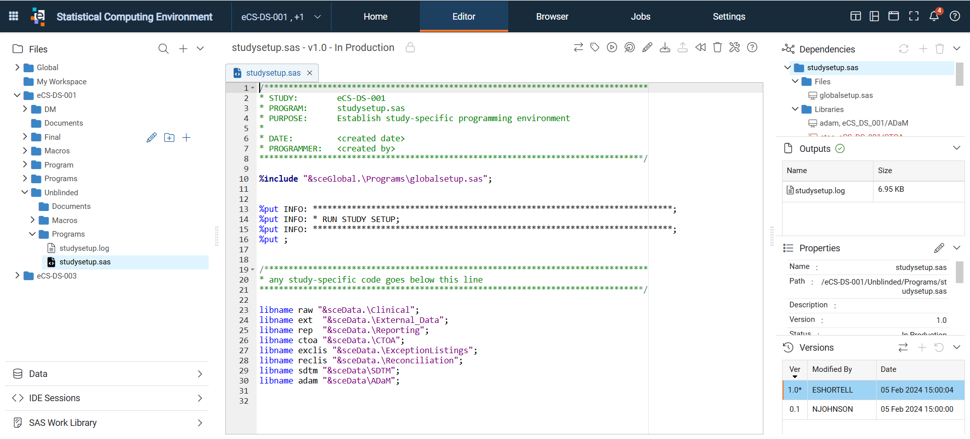 SCE Editor