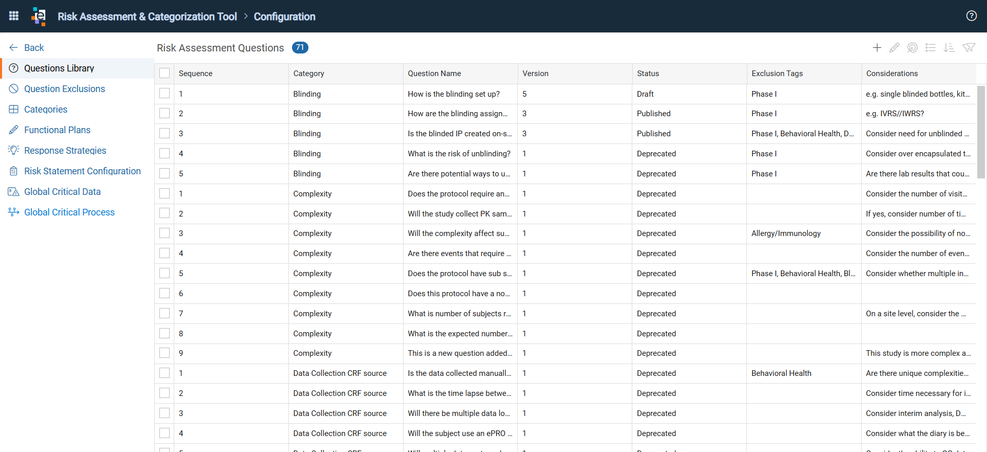 RACT Configuration Questions Library.png