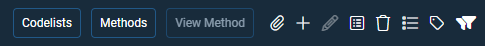 Toolbar Actions Icons