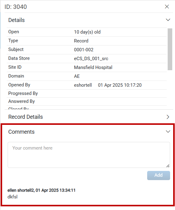 Comments