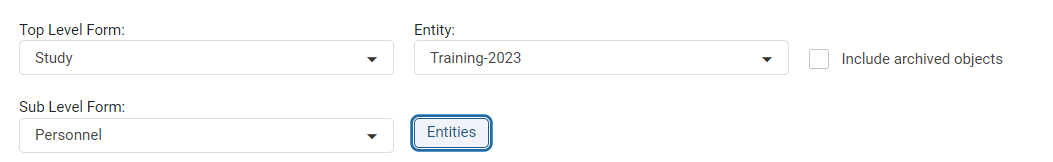 Audit Trail Sub-level Form