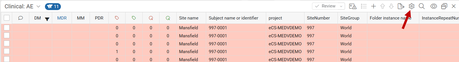 Access Domain Settings