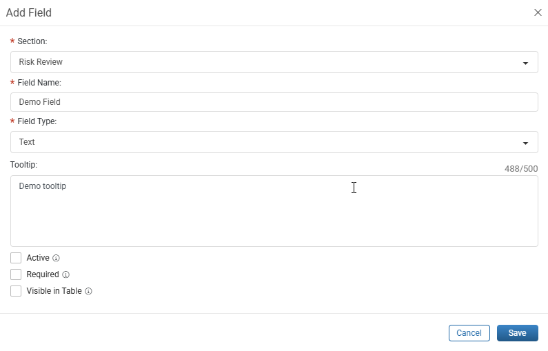 Add Custom Field
