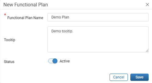 Add Functional Plan