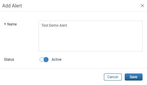 Add Alert