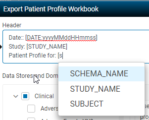 Patient Profile Export