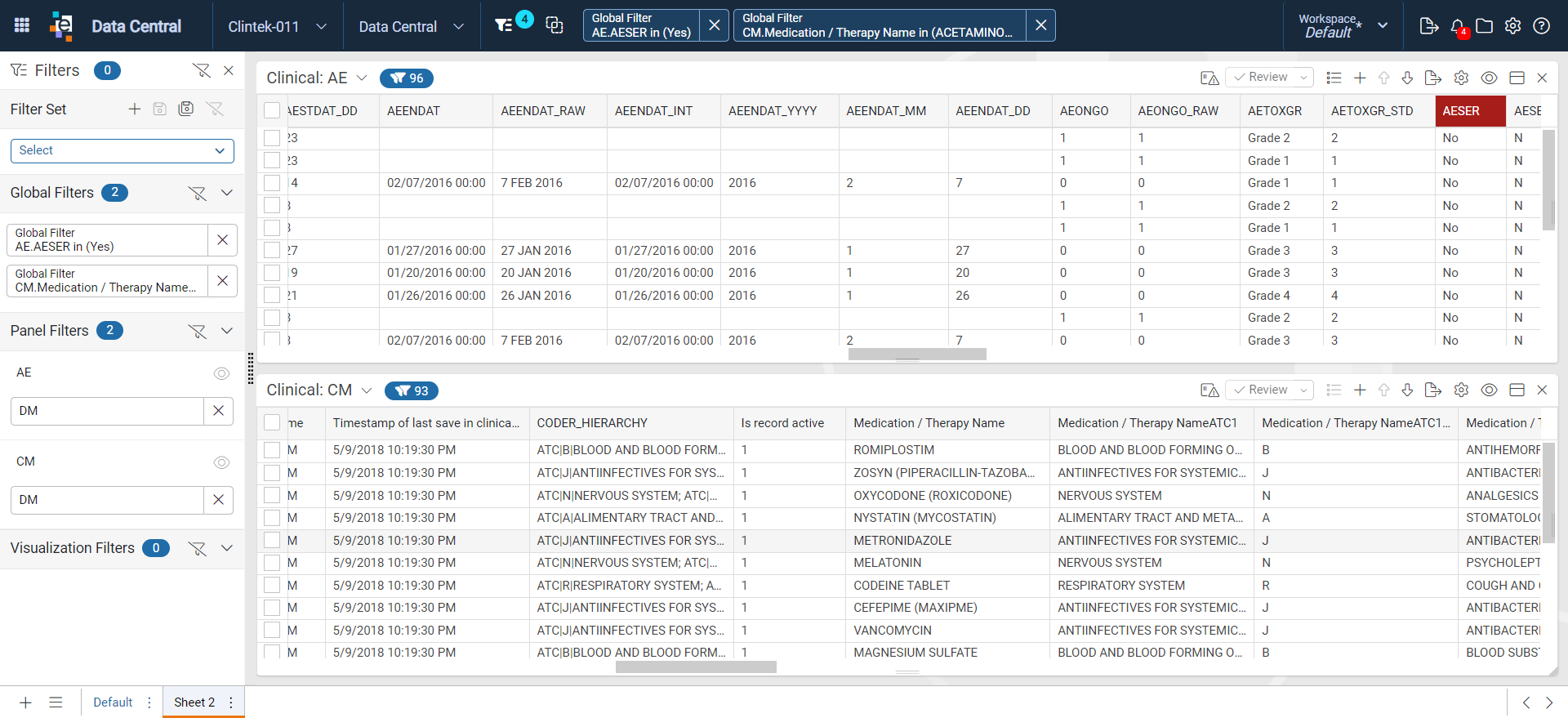 AE-CM Global Filter Example