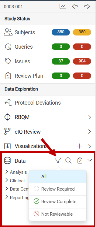 Filter Data Stores