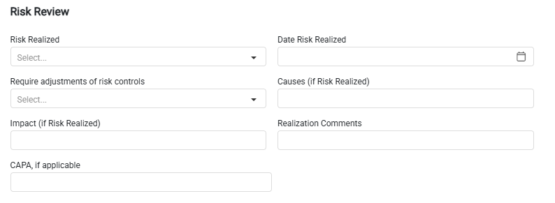 Risk Review