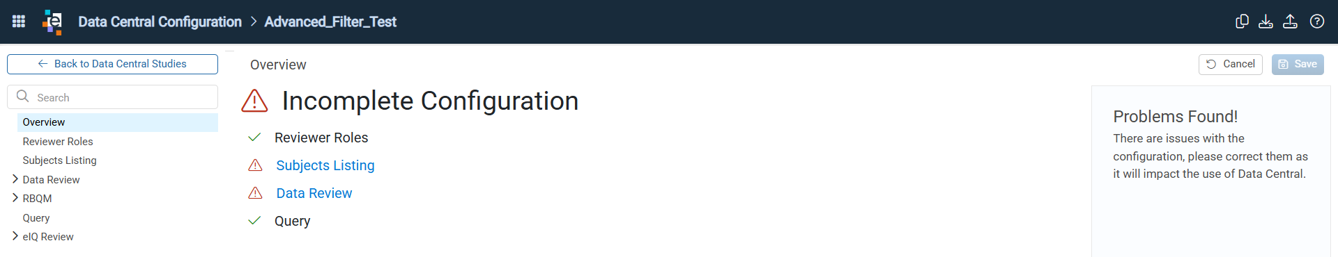 Configure Overview