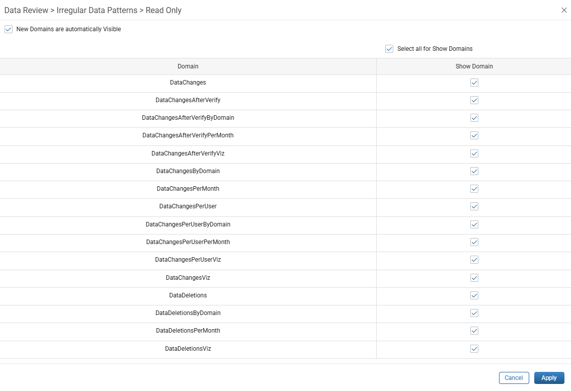 Domain Settings