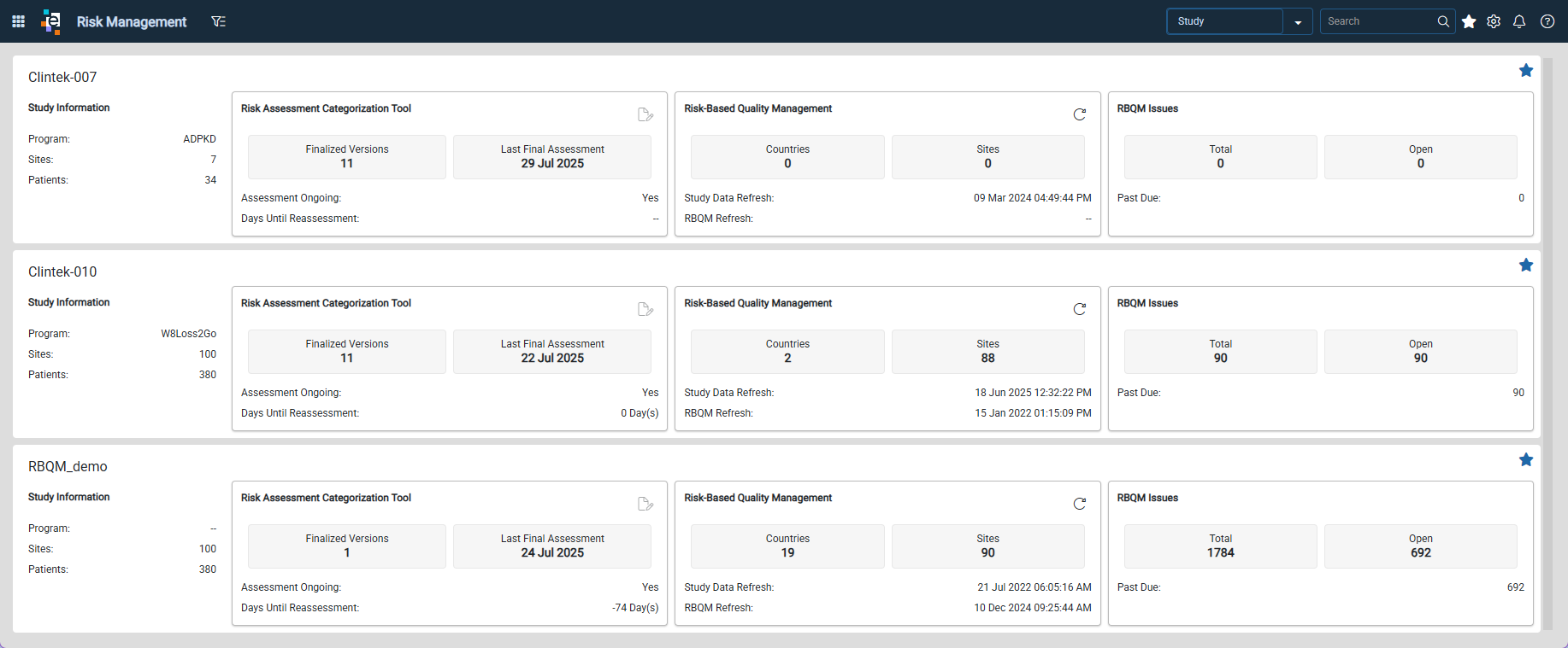 Risk Management Home Page