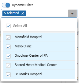 Default Filter Value(s)