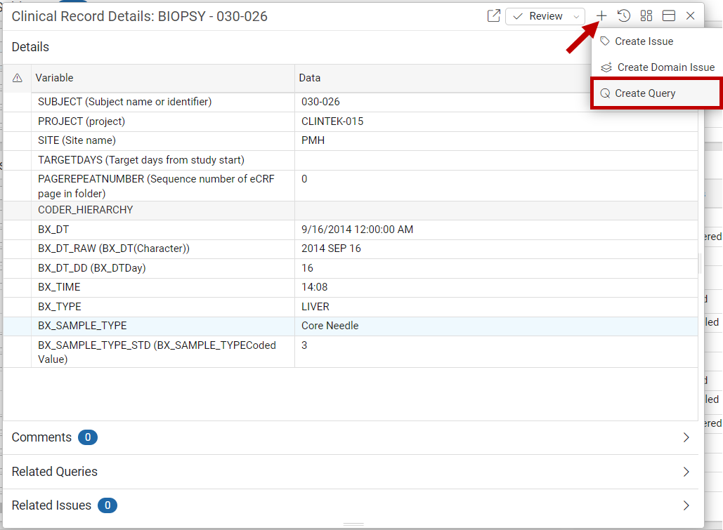 Create Single Query From Details View