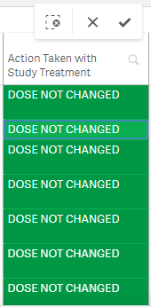 Filter a column in a table