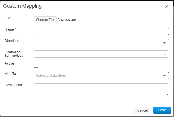 Custom Mapping Window