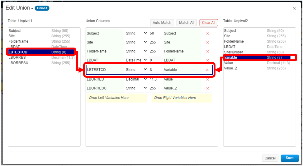 Mapper- Sync Columns Highlight