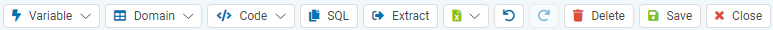 Domain Editor Buttons