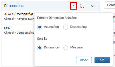 Dimension Update Options