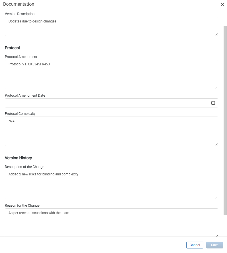 Documentation window