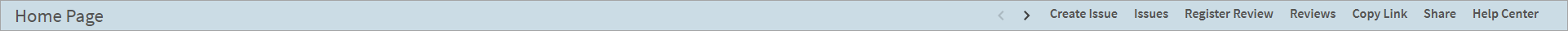 Sheet header toolbar options