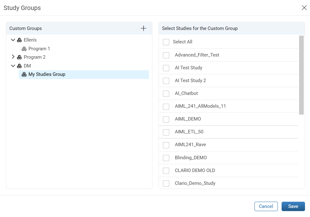 Select Studies in Subgroup