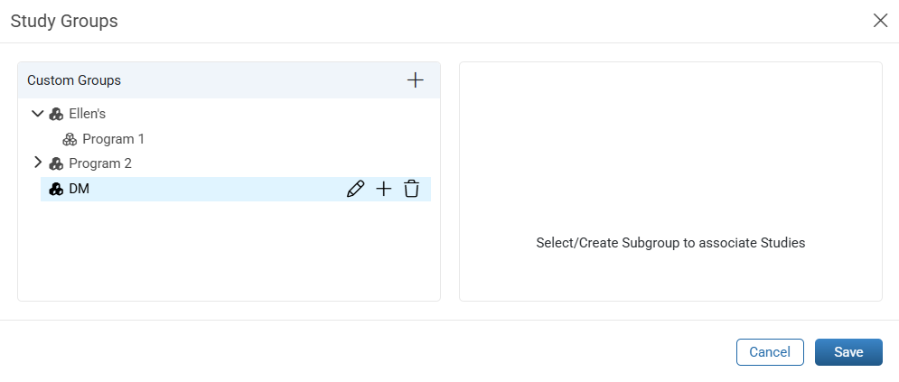 Add Subgroup
