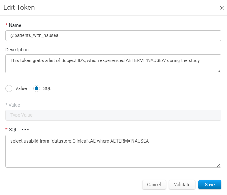 Token Example