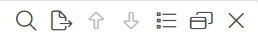 Objectives Listing Toolbar