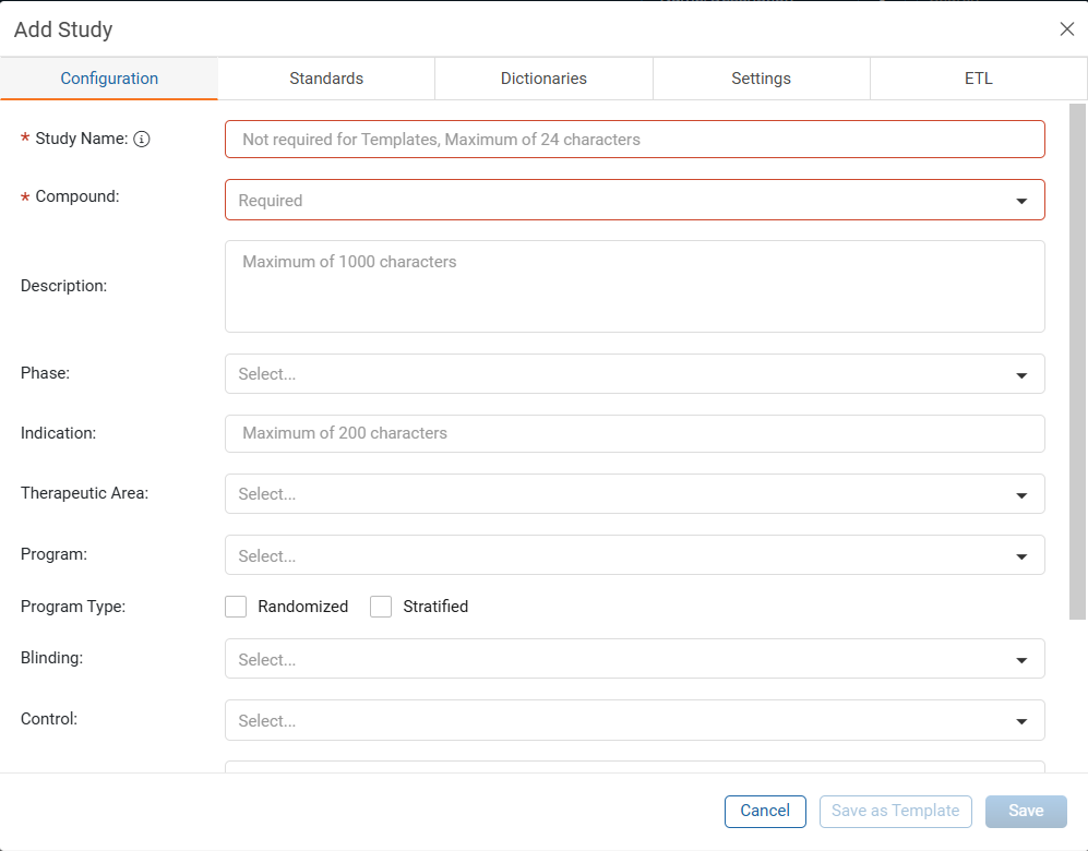 Configuration Tab
