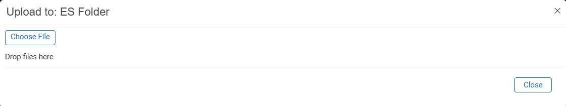 Upload File Window