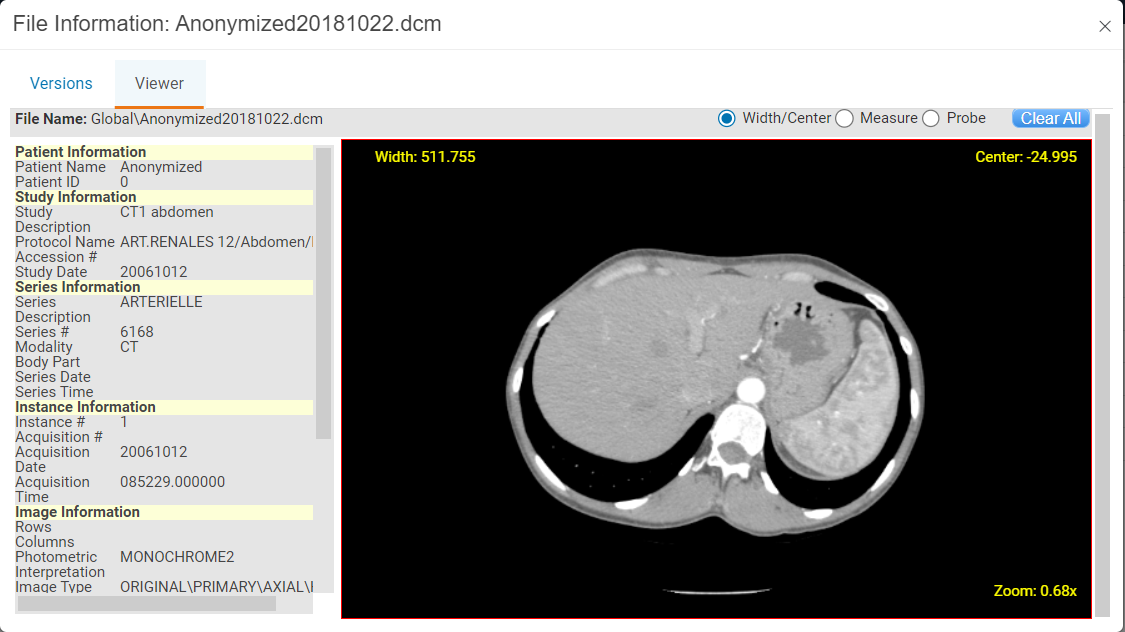 View DICOM Images