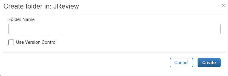 Create Folder Window