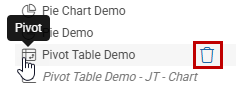 Delete a Pivot Table