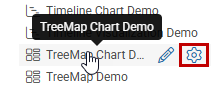Use the Configure icon to edit settings