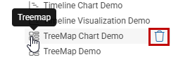 Delete a visualization
