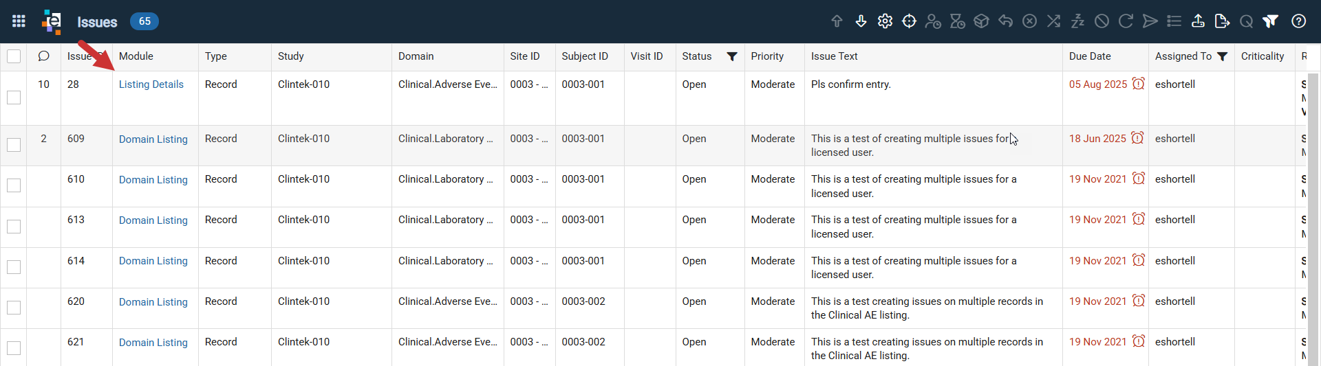 Access Source from Module Column