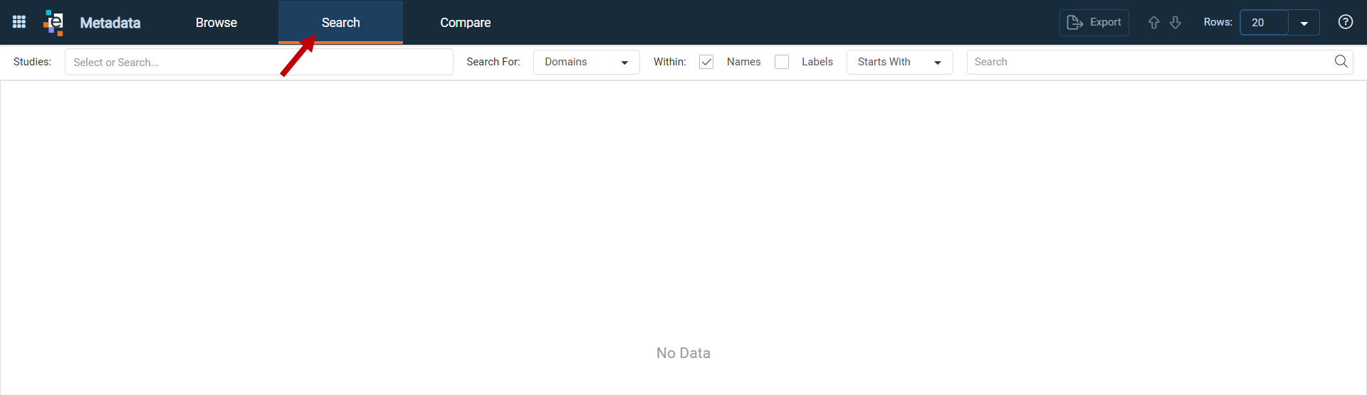 Metadata - Search