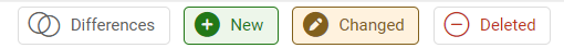 Metadata filter buttons