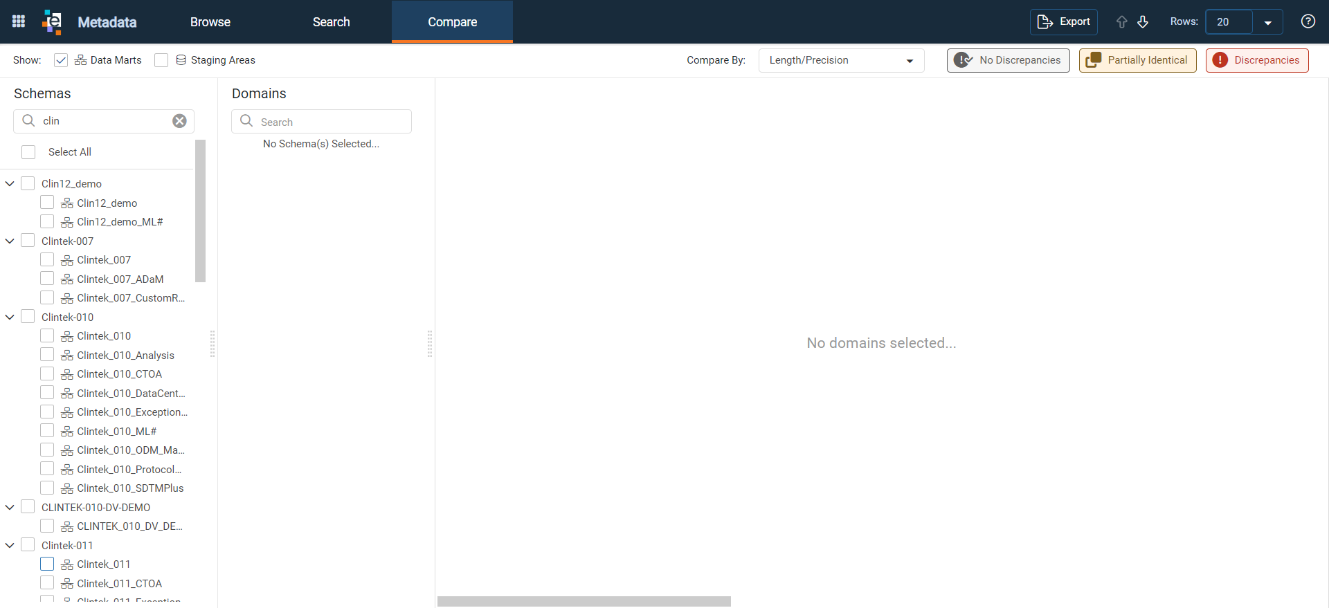 Metadata Compare