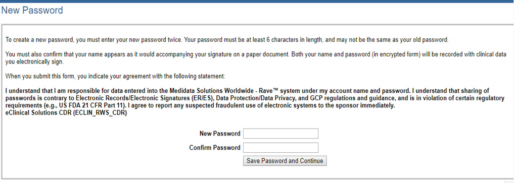 Rave - Enter Password