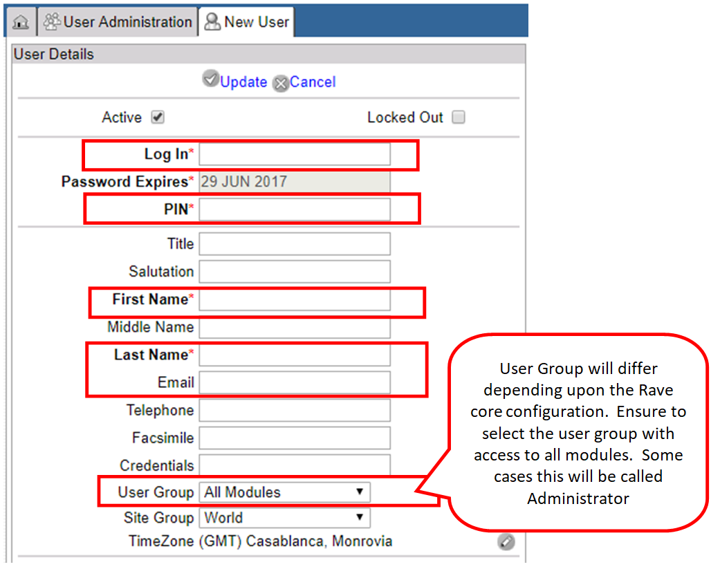 Rave - New User